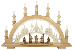  7-flg. Schwibbogen, Sternsänger