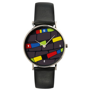 Friedensreich Hundertwasser: Künstler-Armbanduhr Zeitfinder "Zeitfang"
