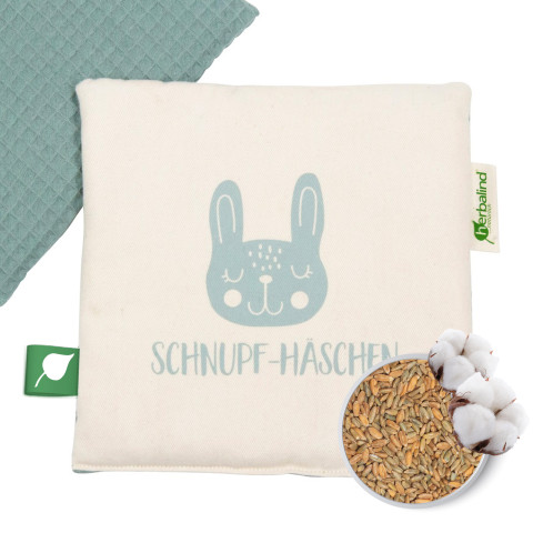 Set Kinder Duftkissen Schnupf-Häschen + Bäuchlein-Bär #1