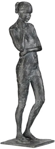 Valerie Otte: Skulptur "Besinnung", Bronze #1