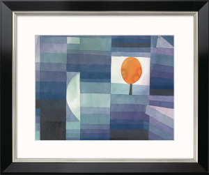 Paul Klee: "Der Bote des Herbstes", 1922 gerahmt