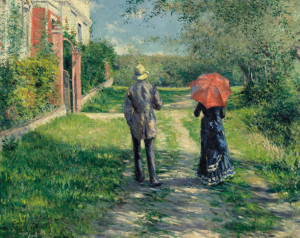 Gustave Caillebotte: Paar beim Spaziergang