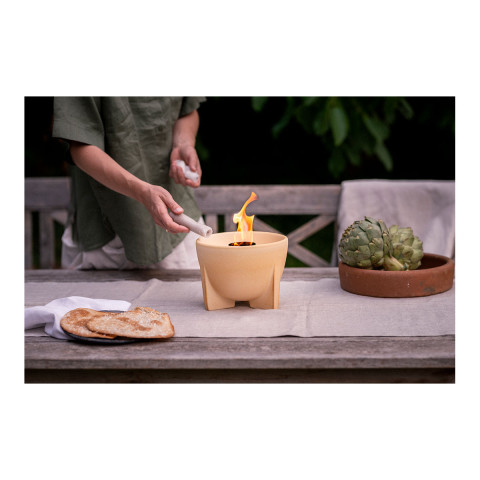 Schmelzfeuer (Outdoor) mit Deckel, CeraNatur, Brennmaterial Wachs #3