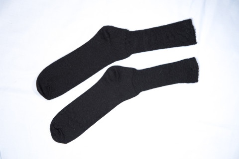 Alpaka Socken schwarz #2