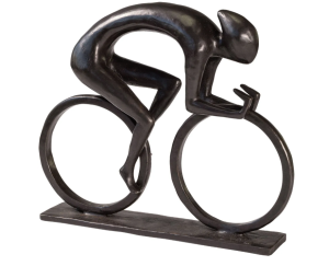 Skulptur "Rennradfahrer"