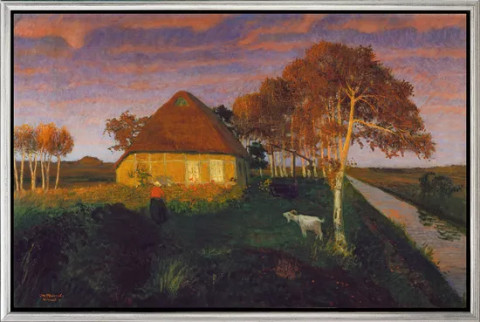 Otto Modersohn: "Moorkate im Abendsonnenschein" (1899) #1