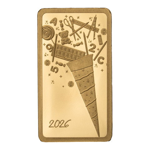 Goldbarren Schultüte #1