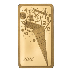 Goldbarren Schultüte