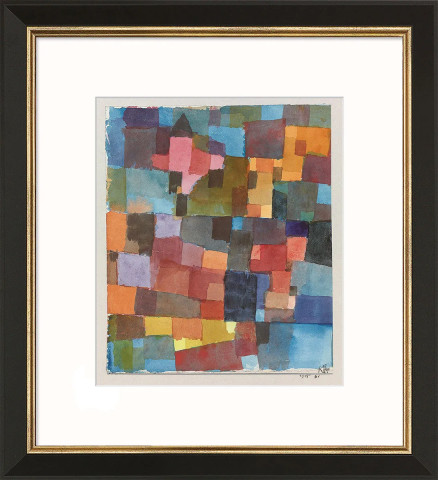 Paul Klee: Bild "Raumarchitekturen (auf Kalt-Warm)" (1915) #1
