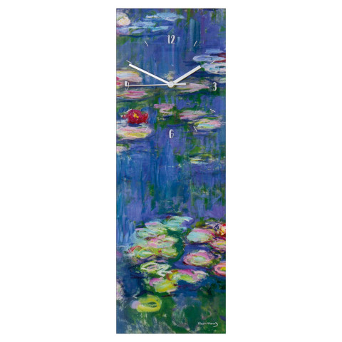 Claude Monet: Wanduhr "Seerosen" #1