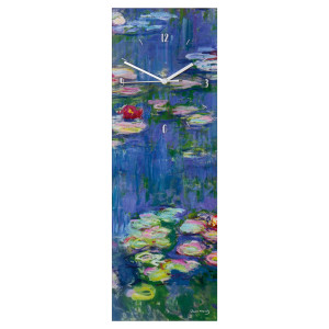 Claude Monet: Wanduhr "Seerosen"