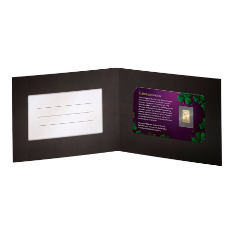  Goldplättchen Glücksschwein #4