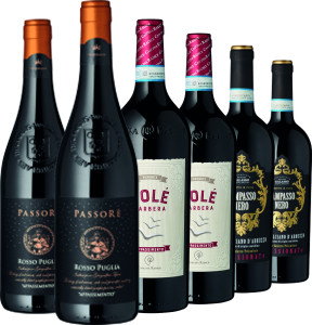Weinpaket Appasimento 6er Paket 3×2 Weine