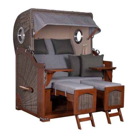  Strandkorb Düne Mahagoni (verschiedene Farben) #5