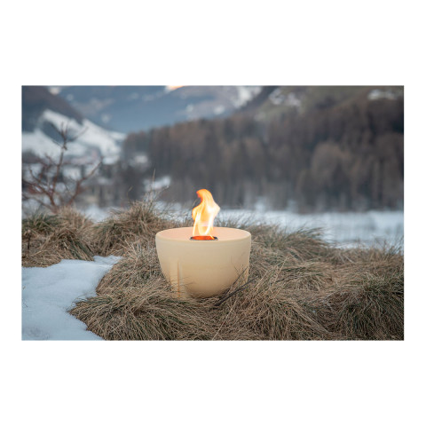 Schmelzfeuer (Outdoor) mit Deckel, CeraNatur, Brennmaterial Wachs #4