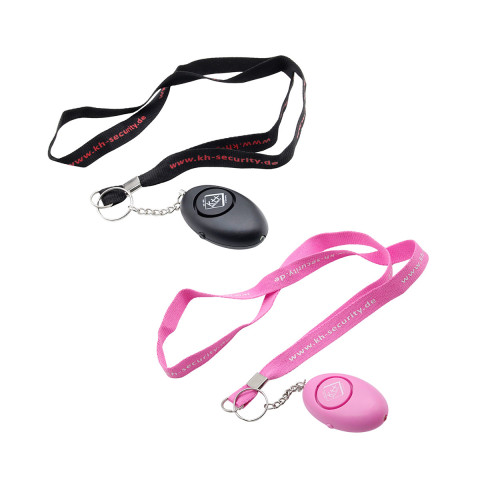 Partnerset Alarm mit LED-Licht, pink und schwarz #1