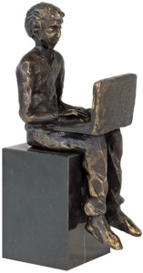 Gerard: Skulptur "Happy at Work"