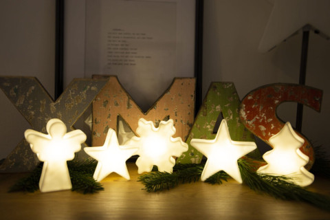  Motivleuchten-Set Christmas Family, XL, 5er-Set #1