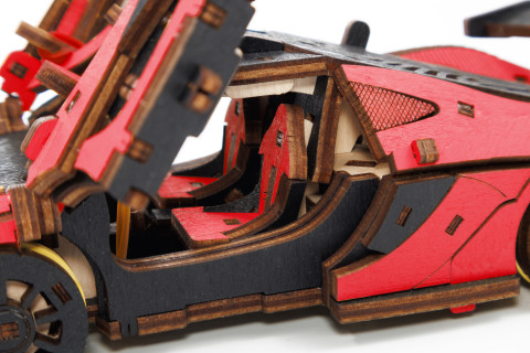  3D-Holzpuzzle Racing Car  #4