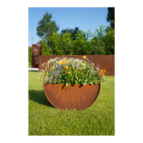 Edelrost Pflanzkasten #2