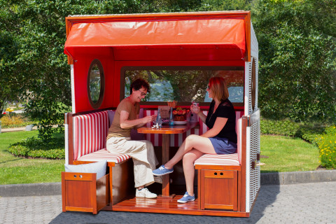  Strandkorb 6-Sitzer, Gosch-Lounge, Mahagoni (verschiedene Farben) #5