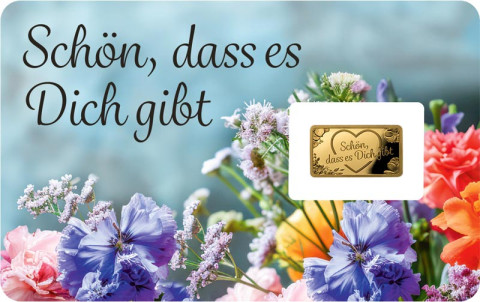  Goldbarren Schön, dass es dich gibt  #2