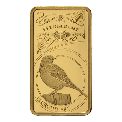 Goldbarren Bedrohte Tierarten Feldlerche #1