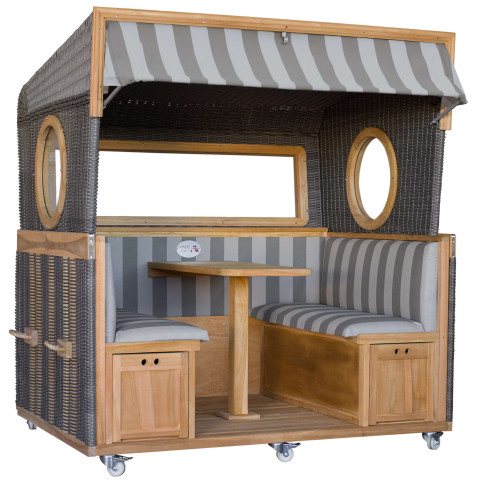  Strandkorb 6-Sitzer, Gosch-Lounge, Mahagoni (verschiedene Farben) #4