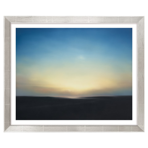 Gerhard Richter: "Abendstimmung",1969 MR silber  #1