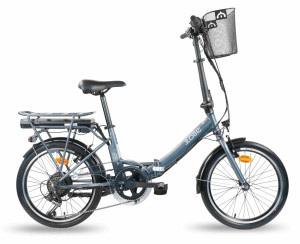 Falt E-Bike 20″ Agile Blaugrau