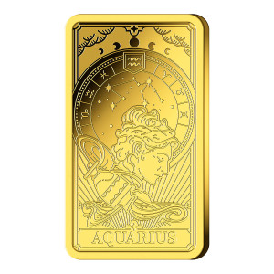 Goldbarren Sternzeichen mit Zertifikat