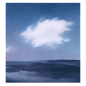 Gerhard Richter: Landschaft mit Wolke, 1969