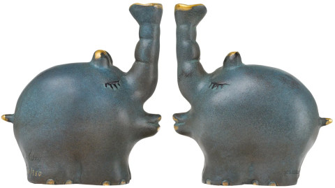 Otto Waalkes: Skulpturenpaar "Ottifanten - in Love - Jubiläums-Edition", Bronze #1