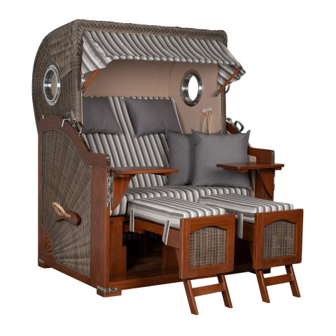 Strandkorb Düne Mahagoni (verschiedene Farben) #1