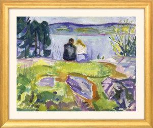 Edvard Munch: "Frühling (Liebespaar am Ufer)" (1911-13)