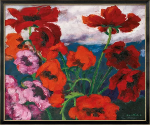 Emil Nolde: Bild "Großer Mohn (Rot, Rot, Rot)" (1942, Originalgröße) #1