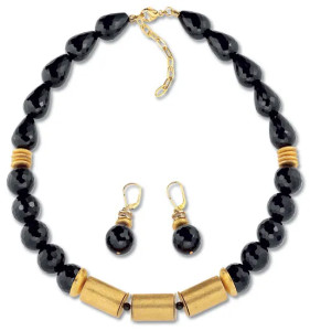 Petra Waszak: Schmuckset "Onyx Judith"