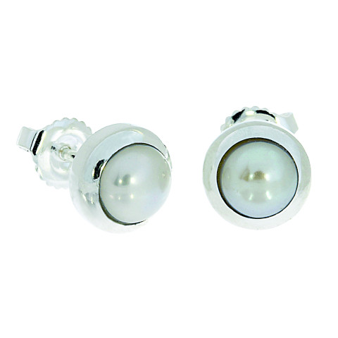 Set Perle Kettenanhänger rund, mit Kette und Perlen Ohrstecker #3