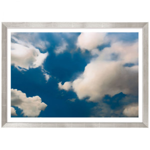 Gerhard Richter: Bild Wolke (1976), Version silberfarben gerahmt