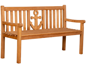 Teak-Gartenbank Anker