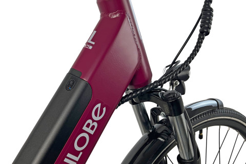City E-Bike 28“ Millenium 7G bordeaux rot #3