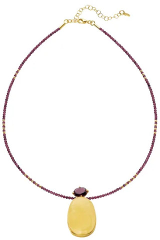 Bernsteincollier "Gold des Meeres" #1