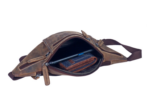 Gürteltasche aus Büffelleder #3