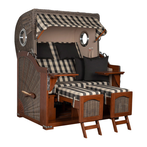 Strandkorb Düne Mahagoni (verschiedene Farben) #5