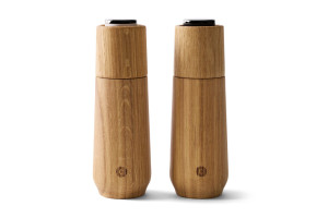 Champagne / Gewürzmühlen-2er-Set / 17cm / Eiche