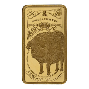  Goldbarren Bedrohte Tierarten Wollschwein