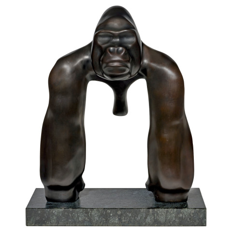 Marcus Meyer: Skulptur "Berggorilla", Bronze #1