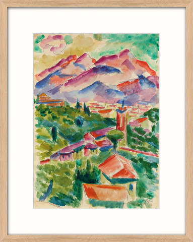 Max Pechstein: Bild "Italienische Landschaft - Toskana" (1913) #2