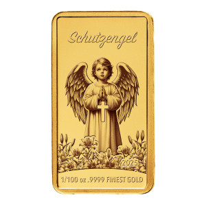 Goldbarren Schutzengel