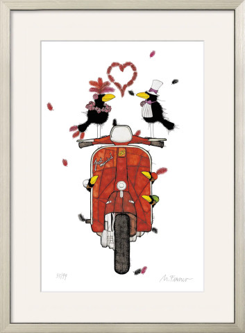 Michael Ferner: Bild "Just Married", gerahmt #1